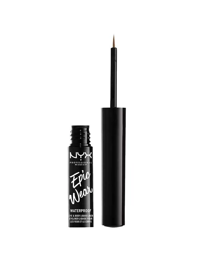 NYX PROFESSIONAL MAKEUP Epic Wear Metallic Liquid Liner Brown Metal 04