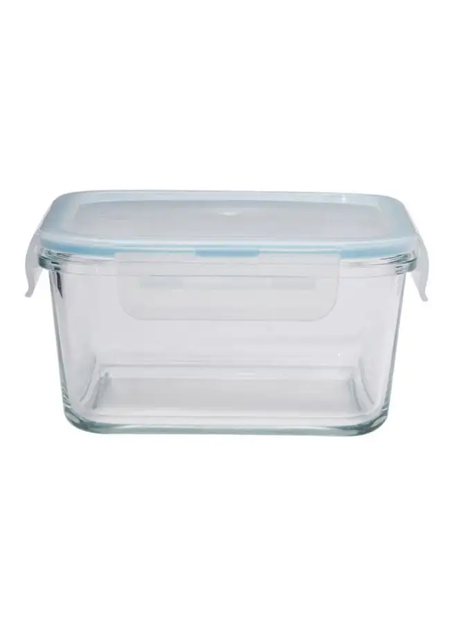 TALIONA Boro Pro Square Food Storage Container With Lid Blue/Clear 950ml