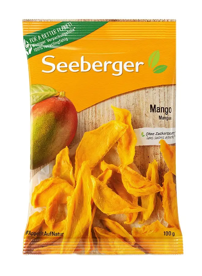 Seeberger Mango Strips Snacks 100grams