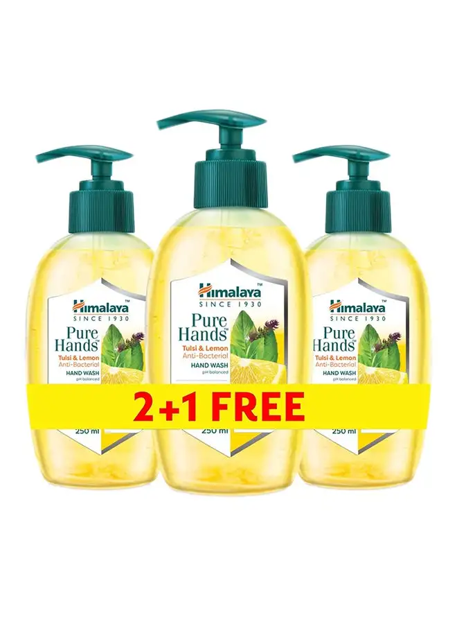 Himalaya Pure Hand Wash Tulsi And Lemon 250ml Pack of 3