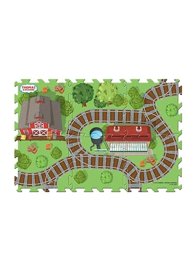 THOMAS & FRIENDS 6- Piece Tile Mega Mat Multicolour