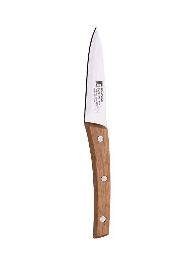 BERGNER Nature Stainless Steel Paring Knife Brown/Silver 8.8cm