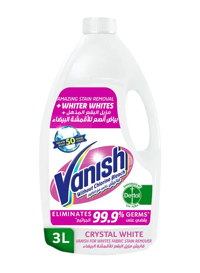 Vanish White Liquid Stain Remover pink 3Liters