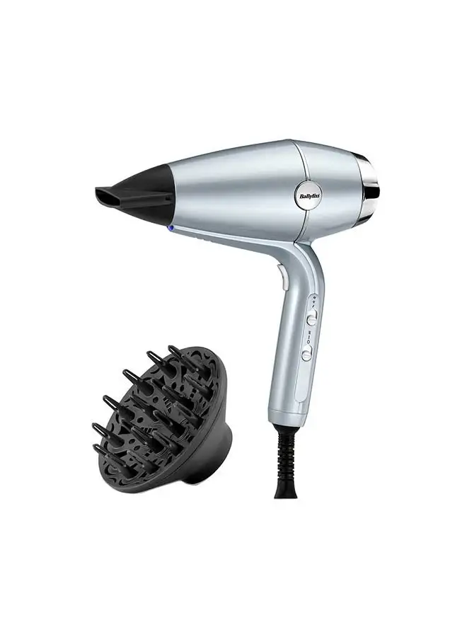 babyliss DC Hair Dryer 2100w | Advanced Plasma Ionic Technology & Lightweight For Easy Handling| Super HtDC Motor With 2.5m Swivel Ball Cord |Salon-quality Results At Home| D773DSDE Blue