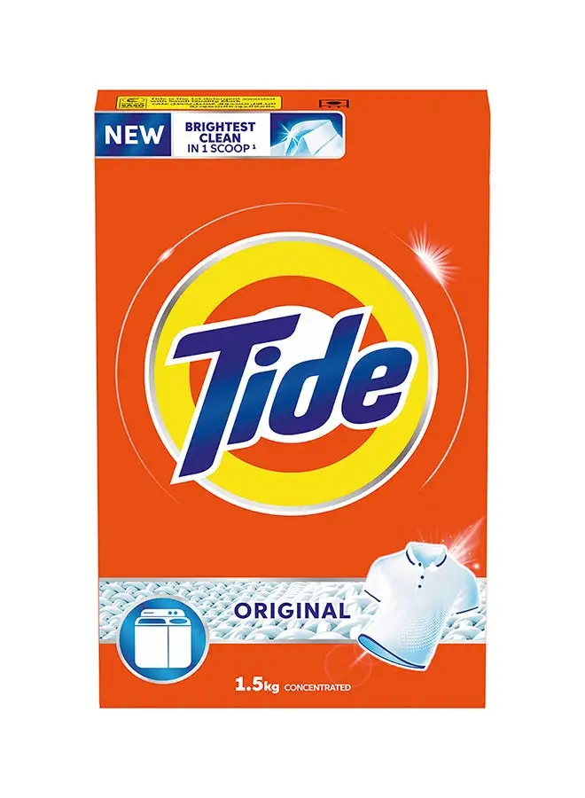 Tide Original Detergent Powder White 1.5kg