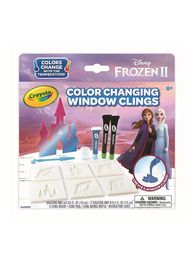 Crayola Frozen 2 -Snowflake Window Clings 