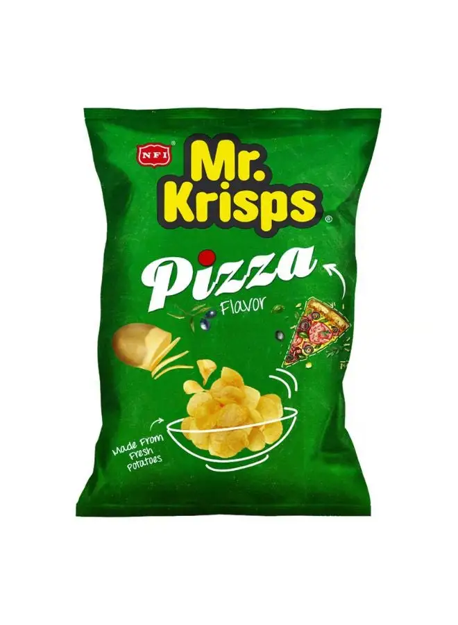 Mr.Krisps Pizza flavour Potato Chips 15grams