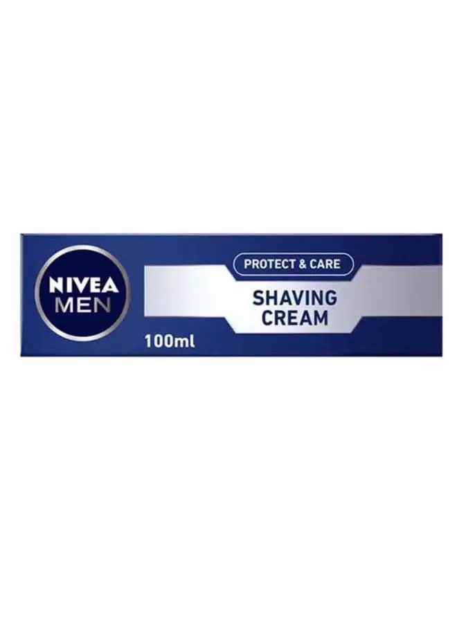 Nivea MEN Protect & Care Shaving Cream, Aloe Vera, 100ml