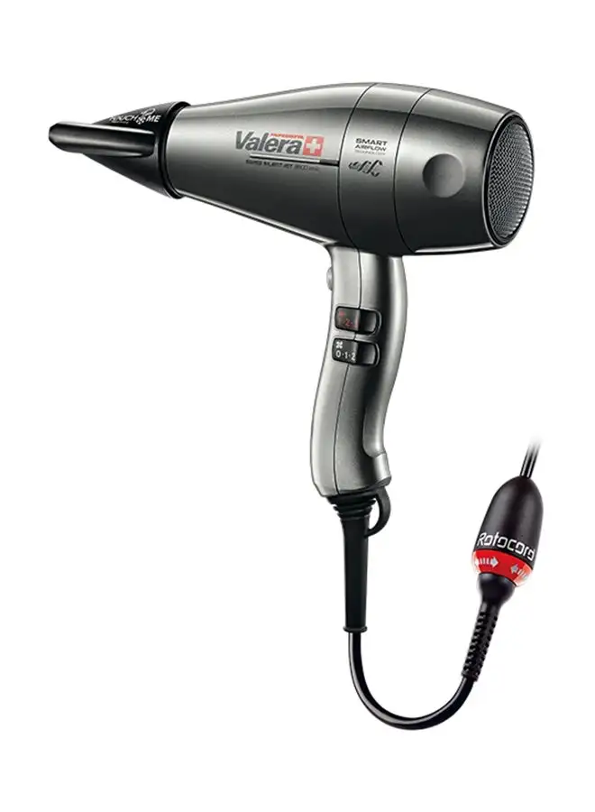 Valera Swiss Silent Jet 8600 Ionic Rotocord Hair Dryer Black