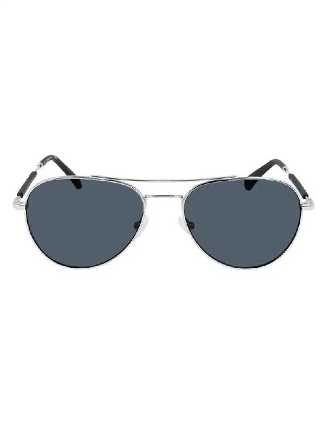 Calvin Klein Jeans Fullrim Metal Aviator Sunglasses - Lens Size: 56 mm