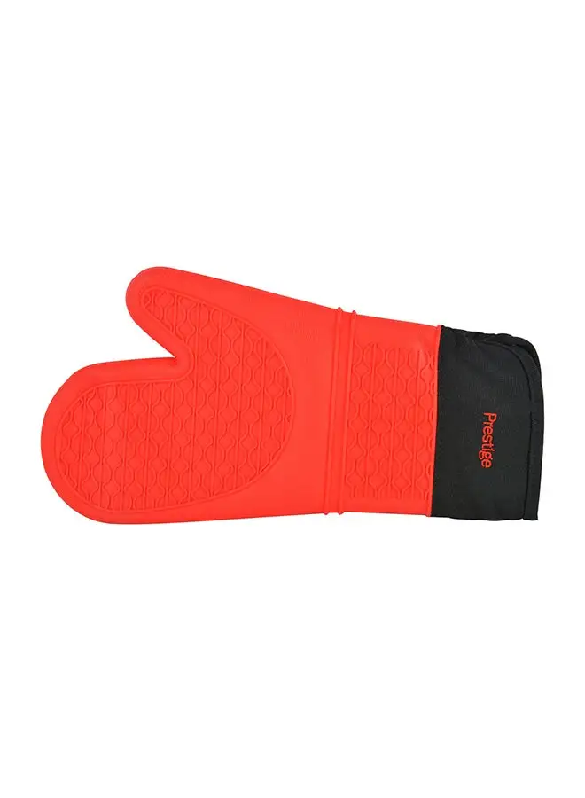 Prestige Silicon Oven Glove Red/Black 33.53×19.81×2.79cm