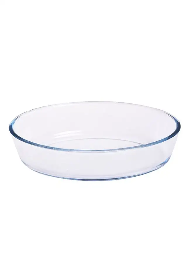 TALIONA Oval Glass Baking Dish Clear 25.9x17.9cm