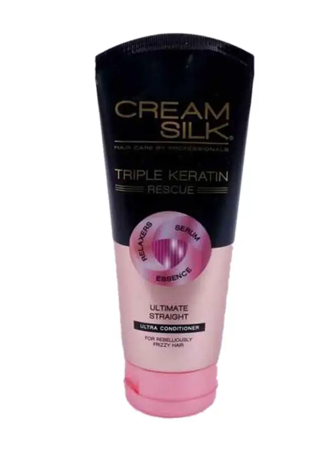 Cream Silk Triple Keratin Rescue Ultimate Straight Conditioner Multicolour 170ml