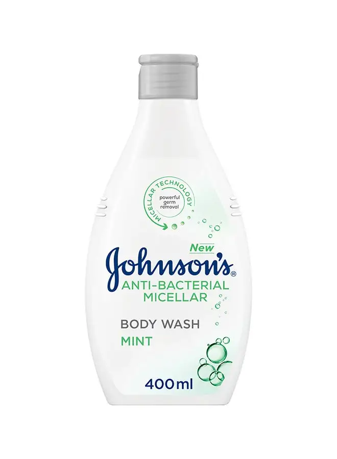 Johnson's Anti-Bacterial Micellar Body Wash Mint Multicolour 400ml