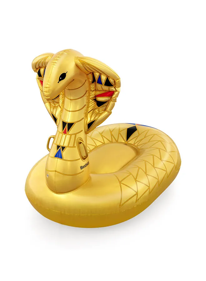 Bestway Golden Cobra Island Ride-On Pool Float 180cm