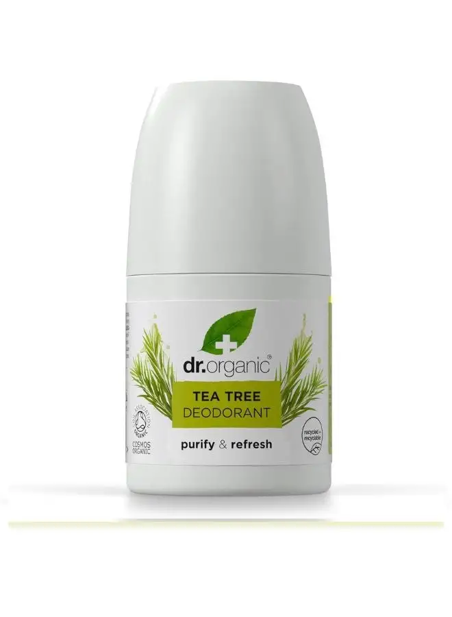 dr.organic Tea Tree Roll-On Deodorant 50ml