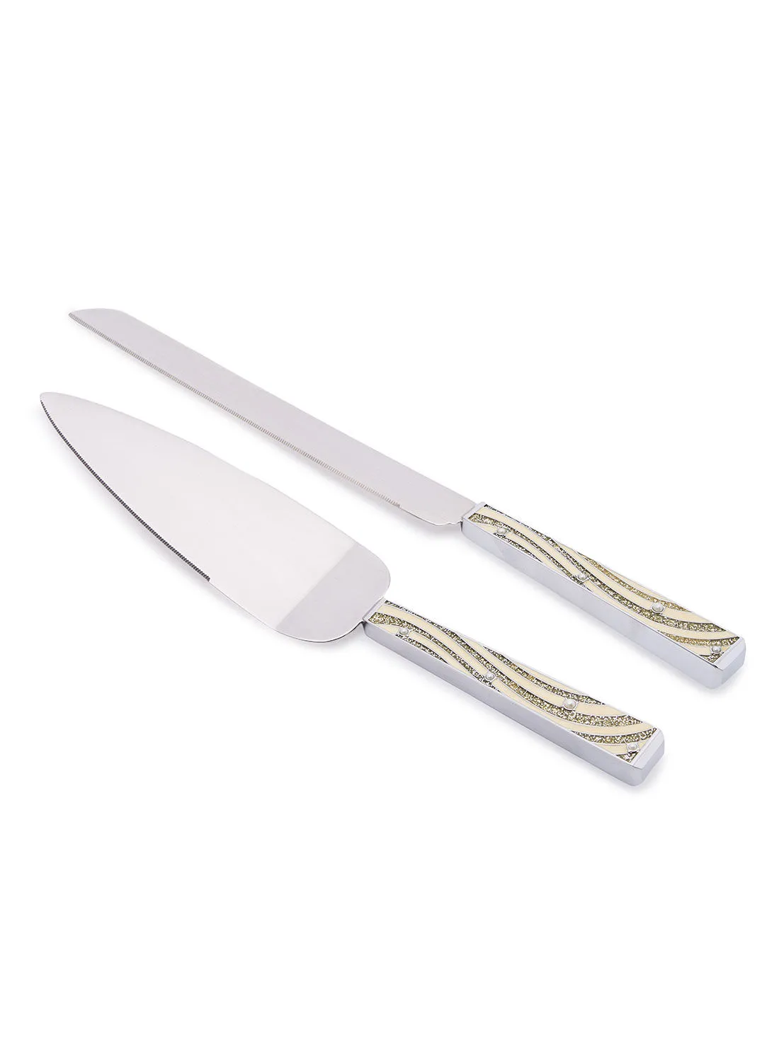 LINKAGE Orient Cake Knife And Server Set Multicolour Standard