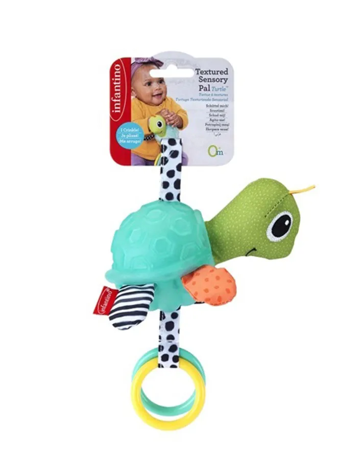 إنفانتينو Textured Sensory Pal Turtle 2.54x2.54x2.54cm