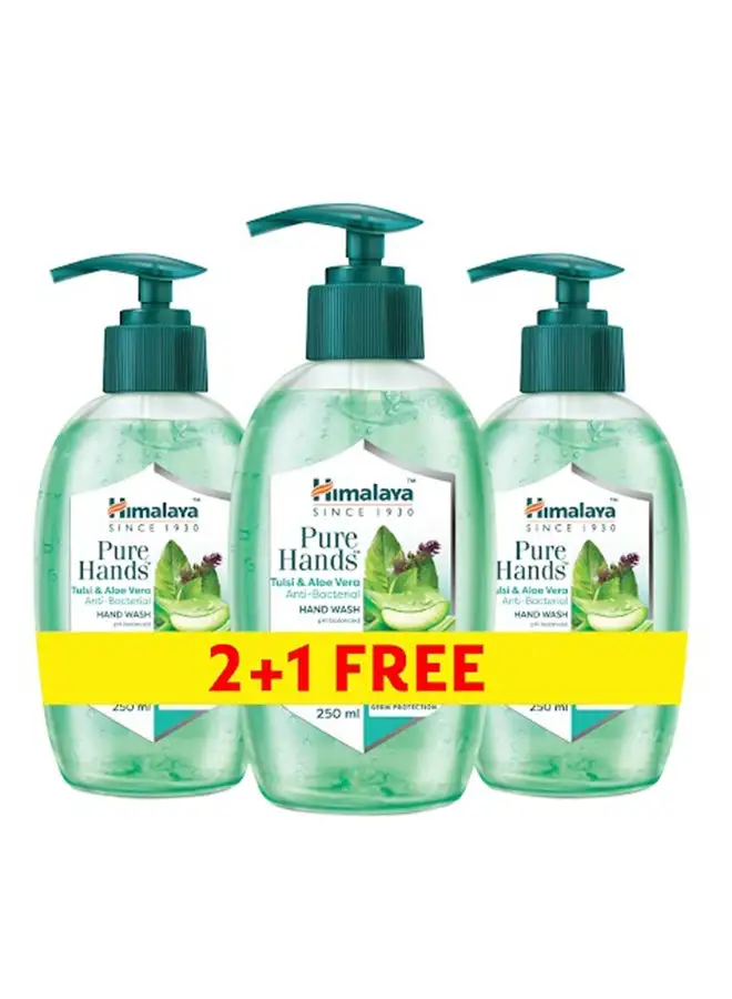 Himalaya Hand Wash Tulsi And Aloe 250ml Pack of 3