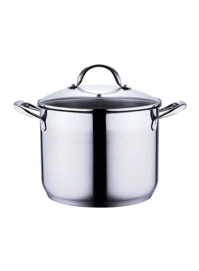 BERGNER Cooking Stockpot With Lid Silver 24x18.8cm