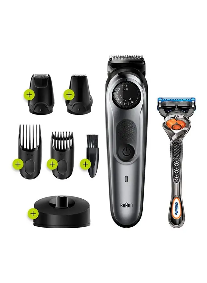 براون Braun Beard Trimmer BT7240 رمادي / أسود