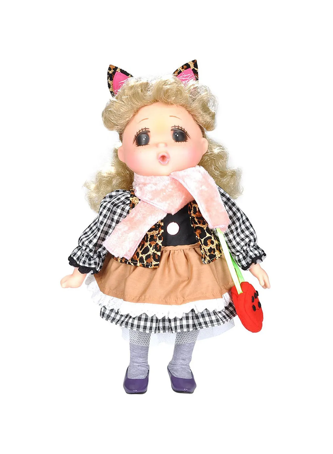 Lotus Mademoiselle Gege Soft Bodied Akiba Blonde Girl Fashion Doll - Black 20.32 x 10.16 x 38.1cm