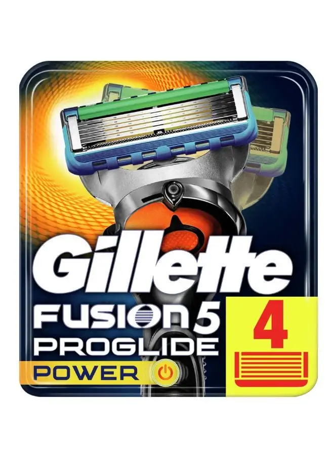 Gillette Fusion Proglide Power Razor Blades 4 Count