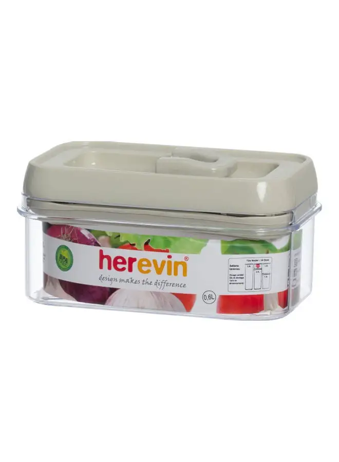 HEREVIN Storage Canister White 15cm 