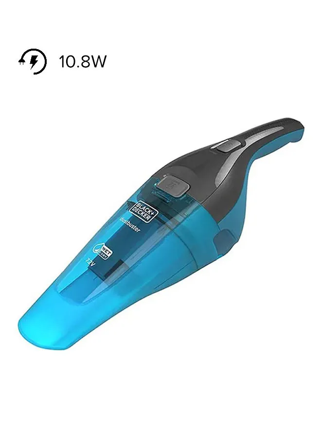 BLACK+DECKER Cordless Vacuum Cleaner with lithium technology and double filtering system 385 ml 10.8 W WDC215WA-B5 Blue/Grey