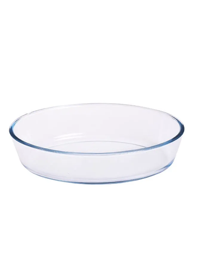 TALIONA Oval Glass Baking Dish Clear 20.7x13.7cm