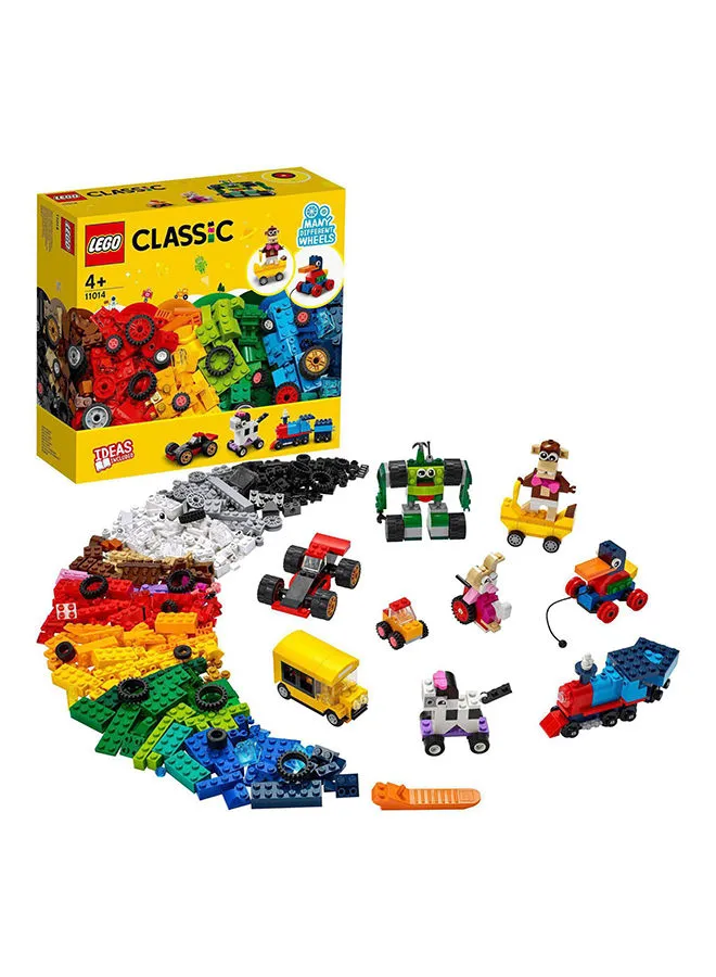 LEGO 11014 Classic Bricks And Wheels 11014 Kids’ Building Kit (653 Pieces) 4+ Years