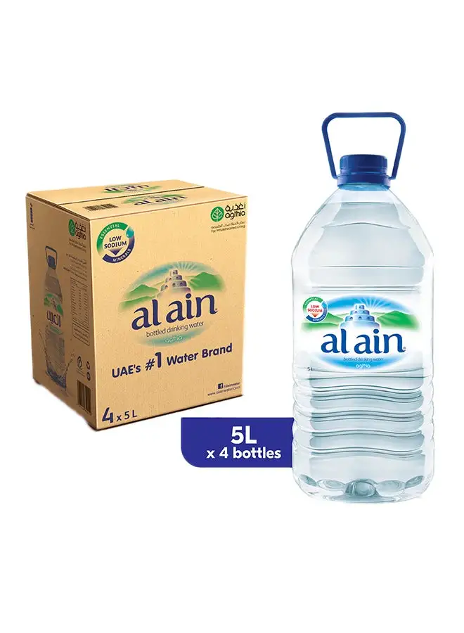 Al Ain Bottle Drinking Water 5Liters Pack of 4