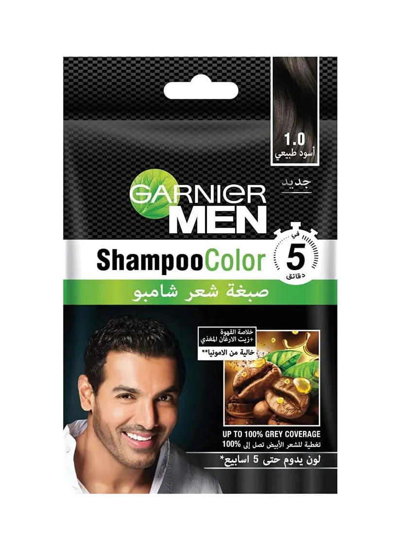 GARNIER Men Shampoo Color 1.0 Natural Black