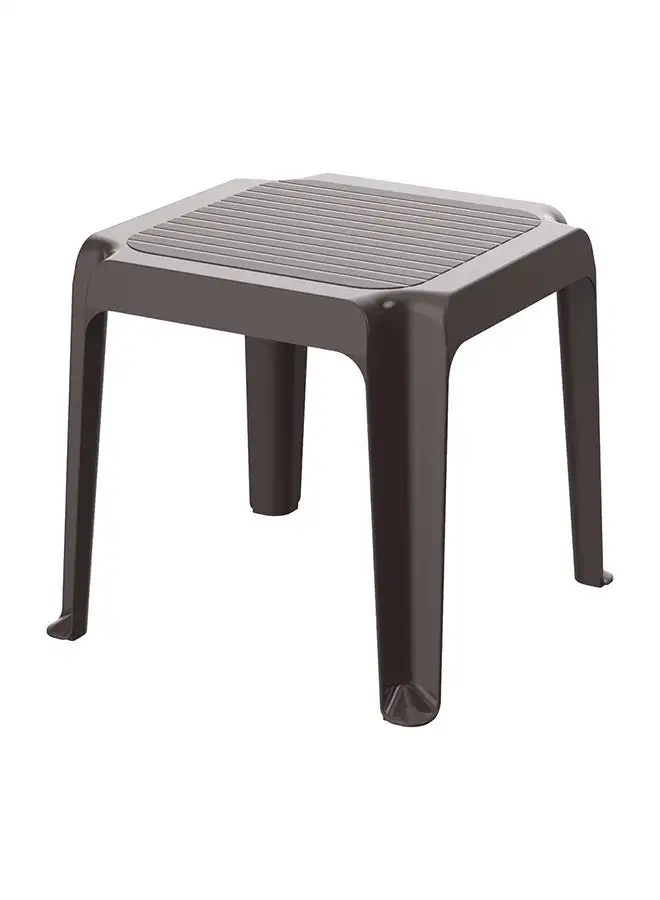 Cosmoplast Regina Low Table- Grey 48x48x43cm