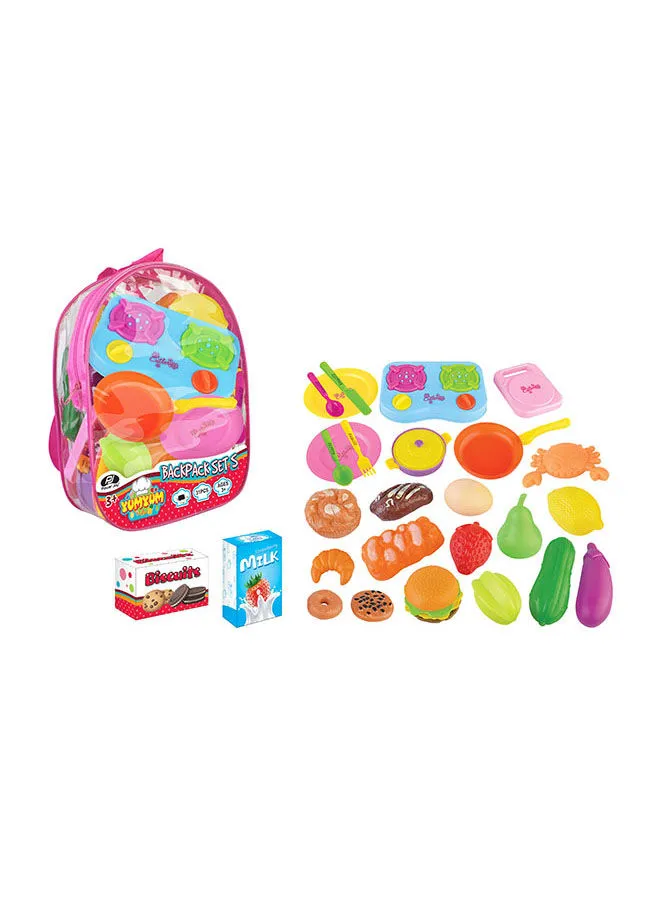 Power Joy Yum Yum Backpack Set For Kids Assorted