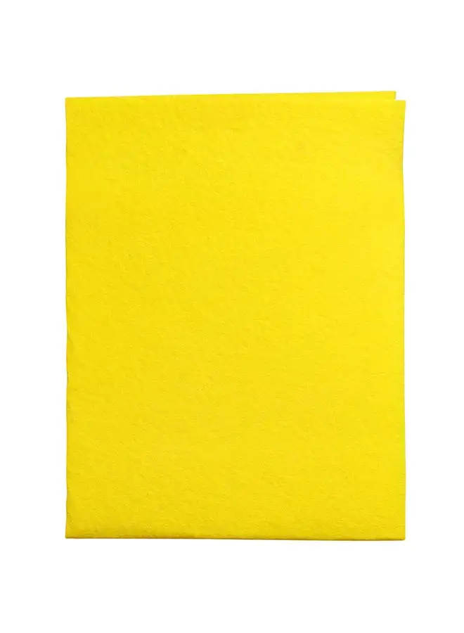 APEX Yellow Floor Cloth - Multipurpose synthetic floor cloth, Long-Lasting, Efficient, Delicate and Super Absorbent Yellow 60x40cm