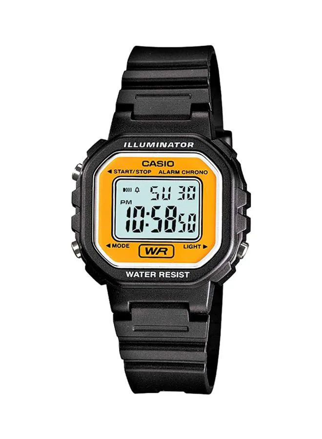 CASIO Women's Youth Digital Watch LA-20WH-9ADF - 35 ملم - أسود