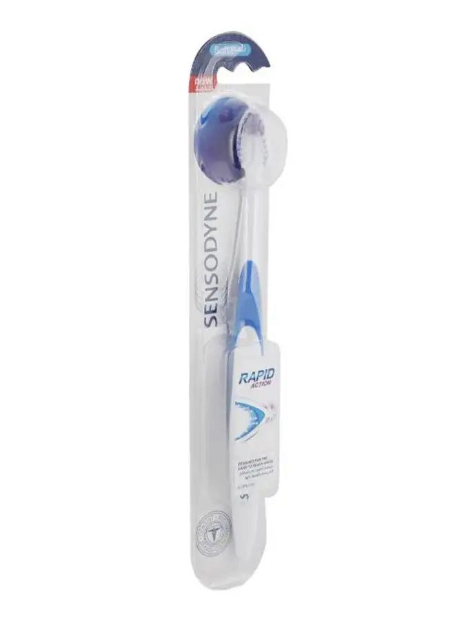 Sensodyne Toothbrush for Sensitive Teeth Rapid Action Brush with Soft Bristles Multicolour