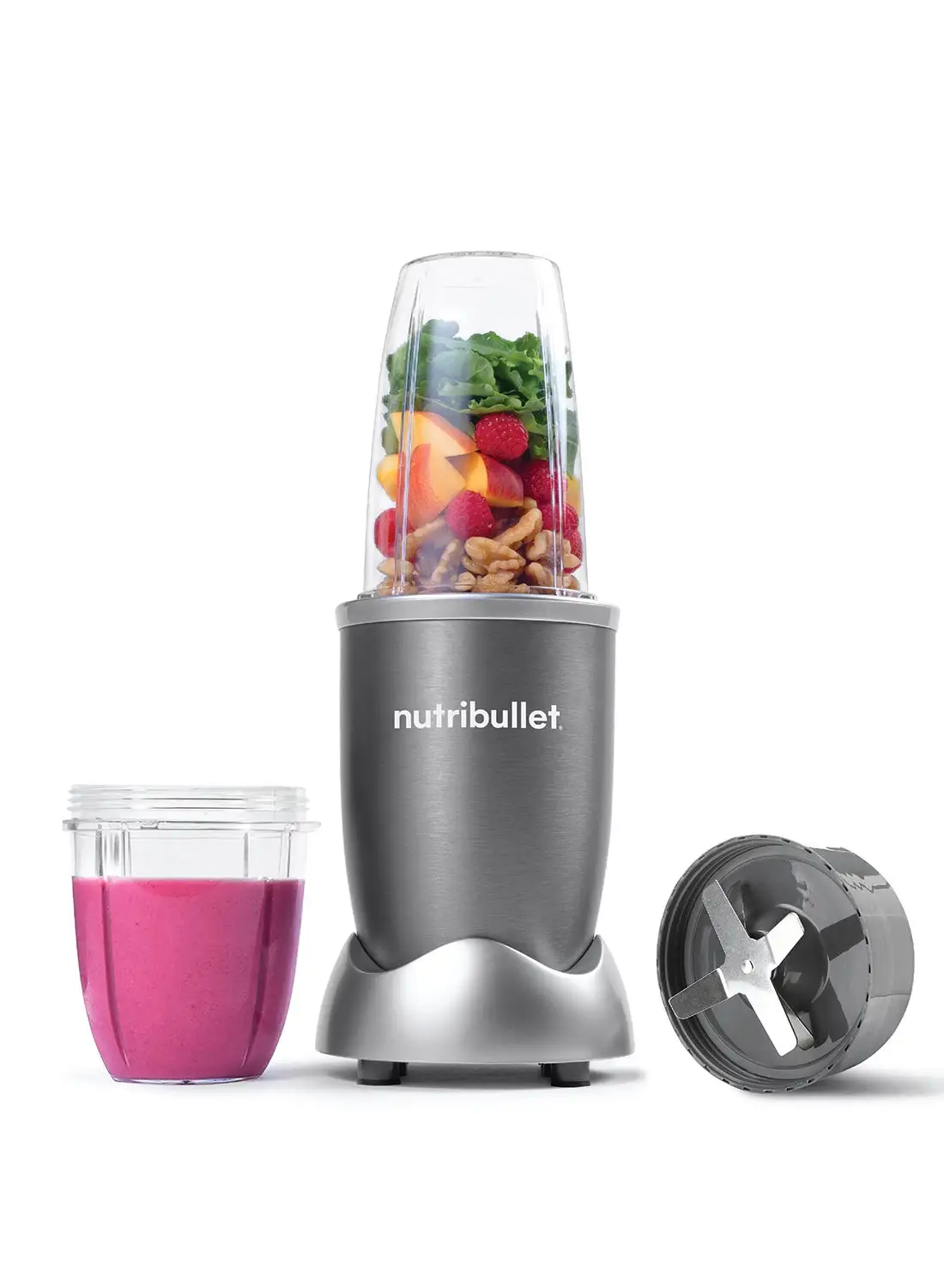 nutribullet Countertop Blender 3 Piece Set 600 W NBR-0612 Grey