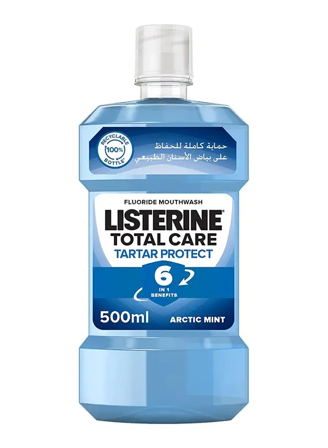 Listerine Total Care Tartar Protect Mouthwash Blue 500ml