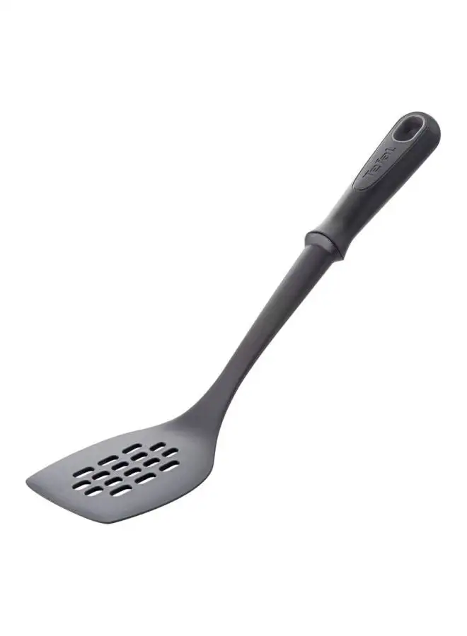 Tefal Comfort Slotted Angle Spatula Dark Grey