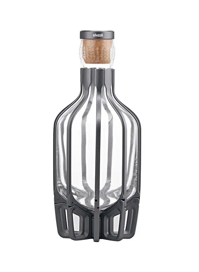 Shaze Cage Decanter Gunmetal