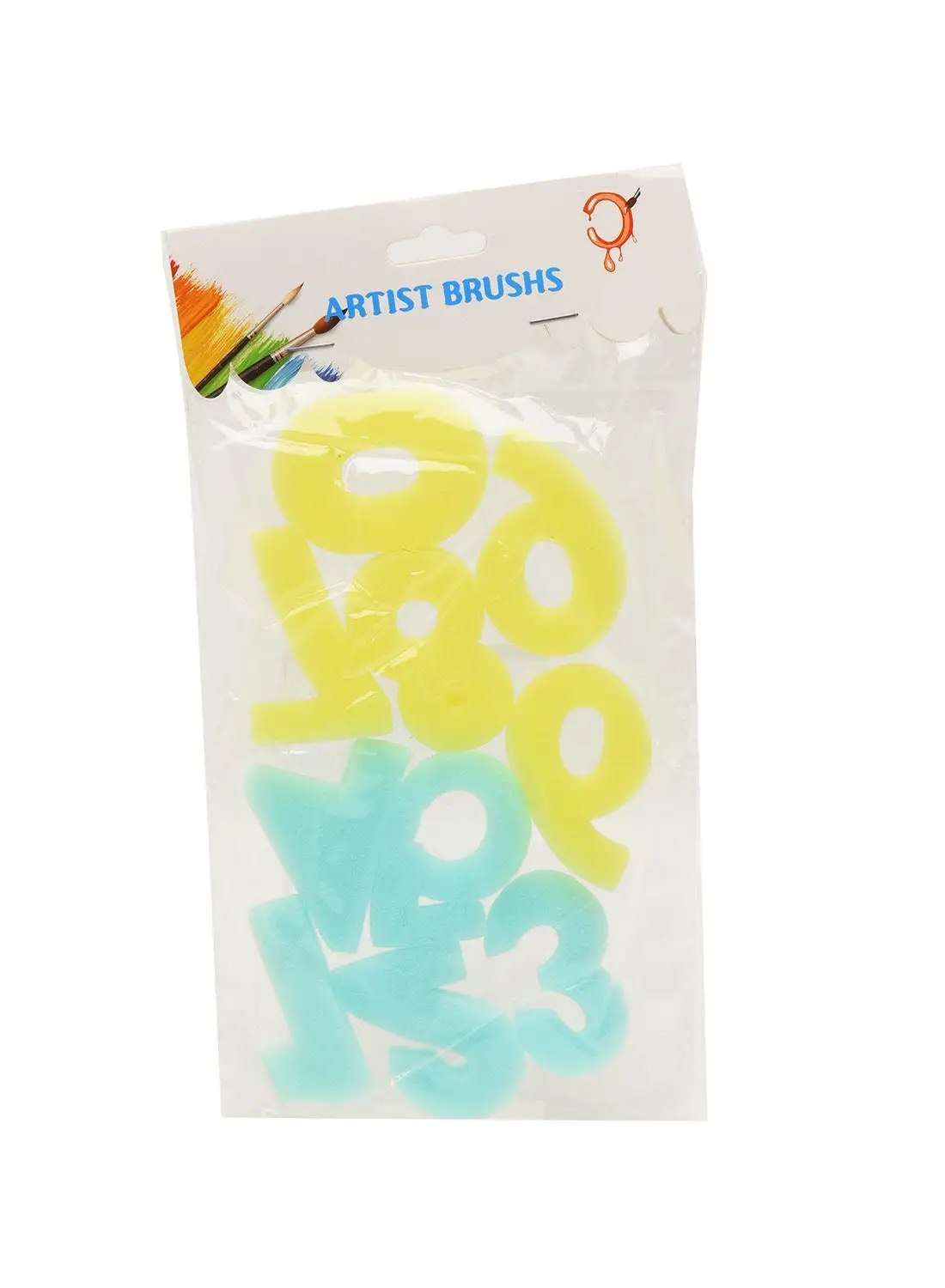 Dollar Plus Sponge Letters For Painting multicolour