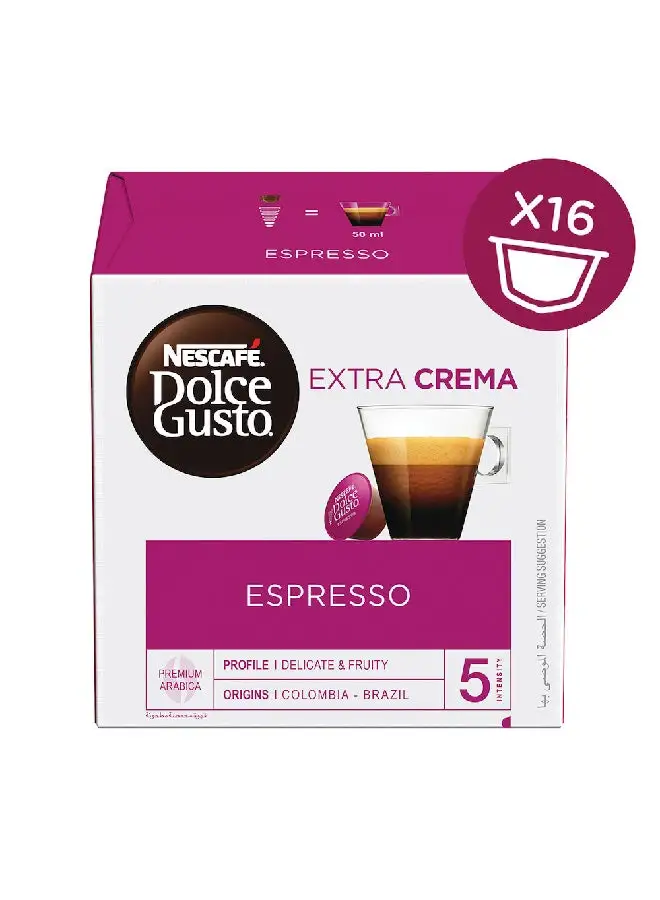 Nescafe Espresso Coffee 16 Capsules 88grams