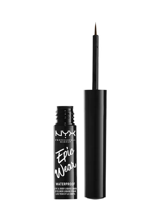 NYX PROFESSIONAL MAKEUP Epic Wear Liquid Liner Brown