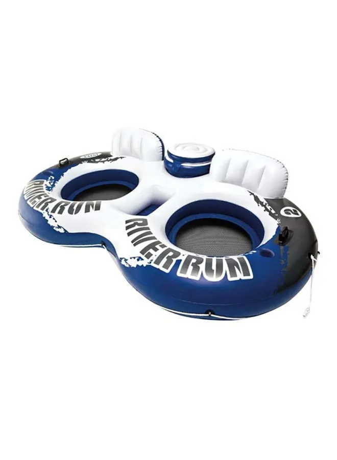 INTEX River Run Ii Sport Lounge Inflatable Water Float With Cooler 243x157cm