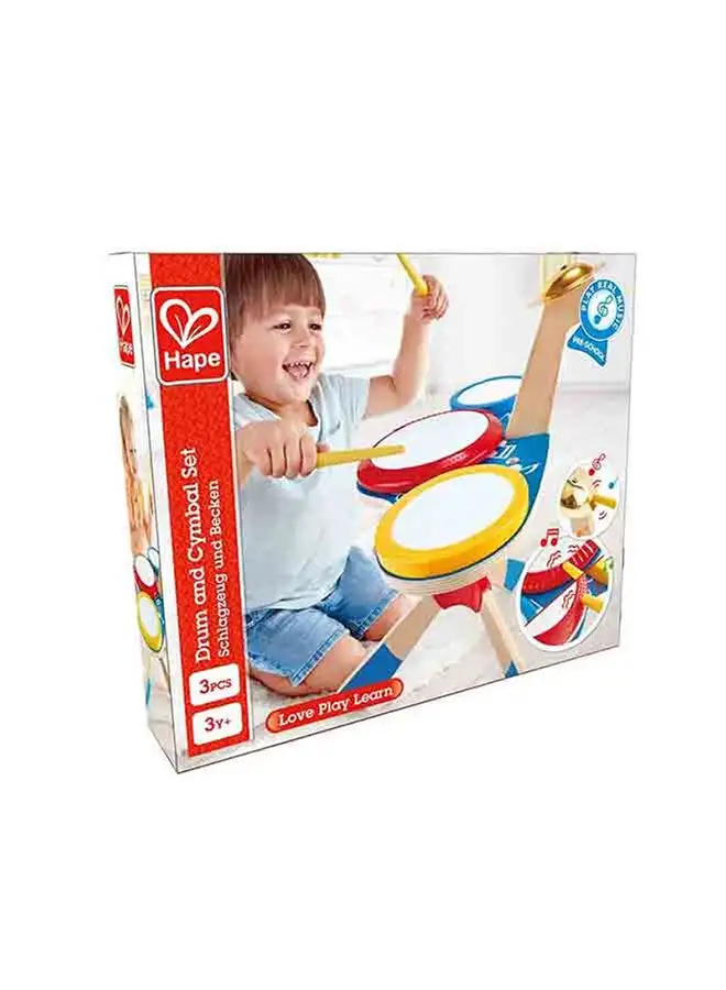 Hape Drum And Cymbal Set 41.5 x 38 x 47cm 