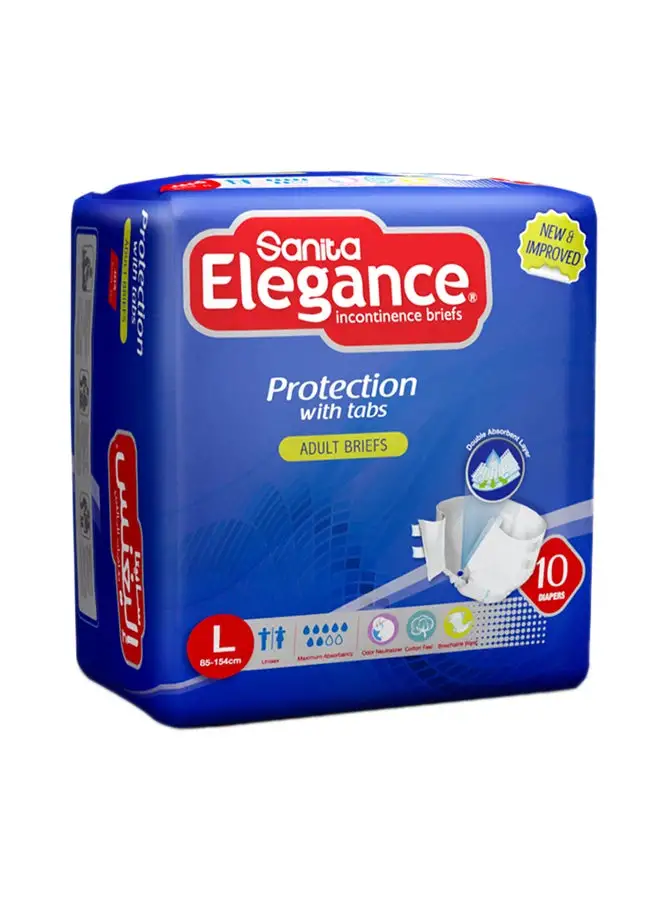 Elegance Adult Diaper 10 Count