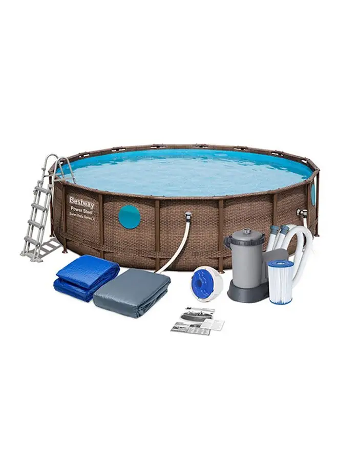 Bestway Power Steel Swim Vista Series Ii Above Ground Pool Set 488x122cm