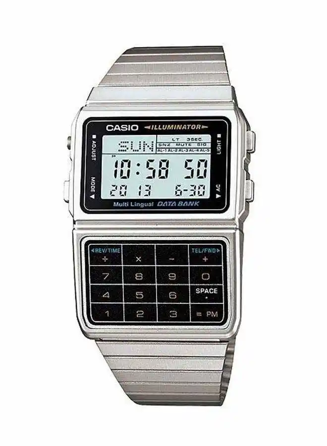 CASIO Men's Telemeno Digital Watch DBC611-1DF - 36 mm - Silver